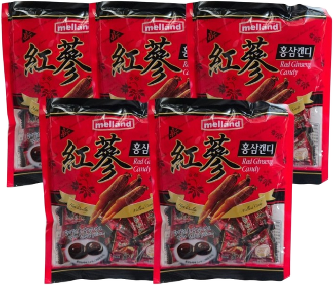 국제제과 멜랜드 홍삼캔디 250g x 5개