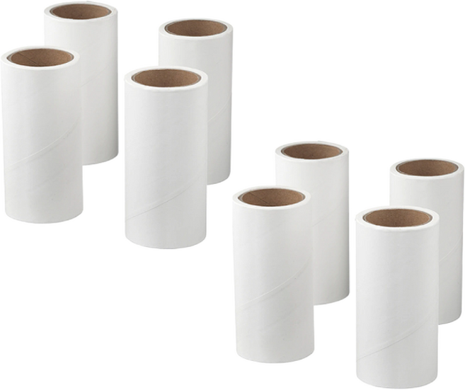 (주)에이스샵_테이프 크리너 세트 / 테이프 클리너(리필-8개입) 돌돌이 사선형 컷팅, 1개, 리필8개입