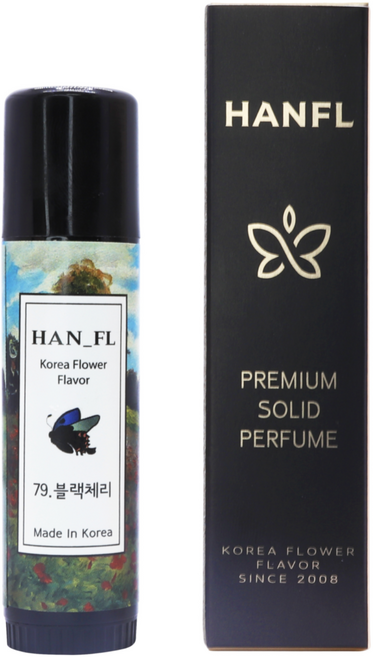 한플향기 명화 스틱 고체향수 79 H 블랙체리, 15g, 1개