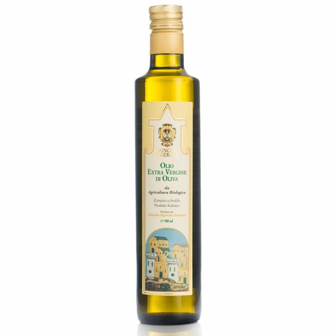 이탈리아 유기농 엑스트라 버진 올리브 오일 (단식용) Principe di Italian organic extra virgin olive oil for fasting 500ml, 4개