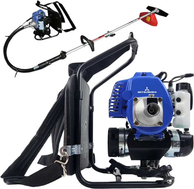 미쓰비시 부탄가스예초기 2행정 TLG231BS 배부식 예취기 제초기, 1개