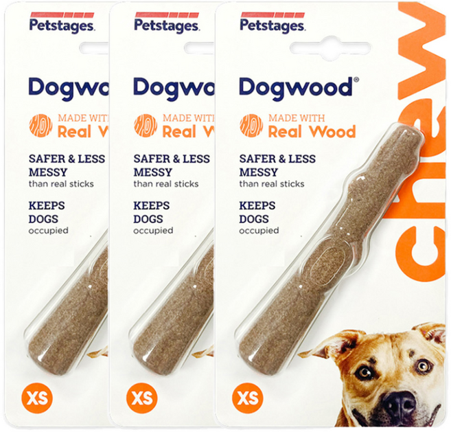 펫스테이지 도그우드스틱 장난감, 3개