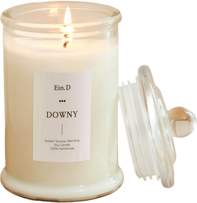 캔들 백화점 탈취 습기제거 발향력 풍부한 소이캔들 370g, 일랑일랑(심지)