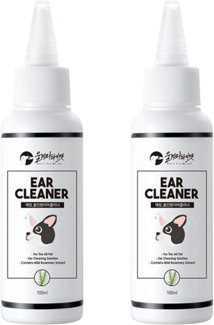 울지마마이펫 프리미엄 이어클리너 1+1, 100ml, 2개
