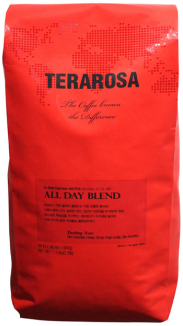 테라로사 올데이 블렌드 원두커피, 홀빈(분쇄안함), 1.13kg, 1개