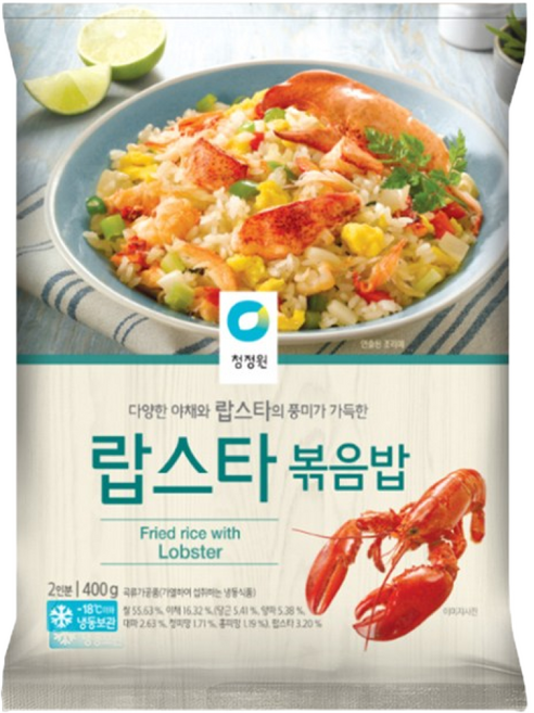 청정원 랍스타볶음밥 400g x 8개