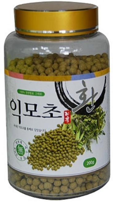 [제천한방약초] 익모초환 (익모초49% 약쑥49%), 200g, 1개