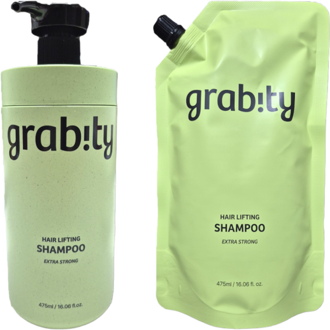 그래비티 샴푸 카이스트 헤어 리프팅 엑스트라 스트롱 475ml+475ml 세트 1개