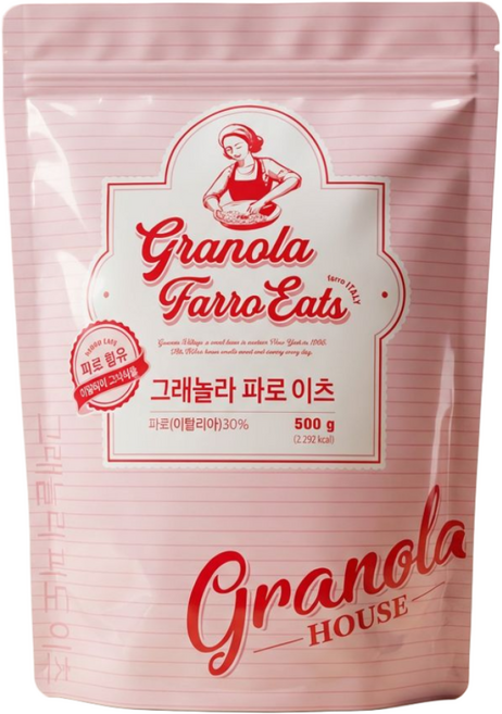 그래놀라하우스 그래놀라 파로 이츠, 1개, 500g