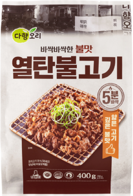 다향오리 열탄불고기, 400g, 3개