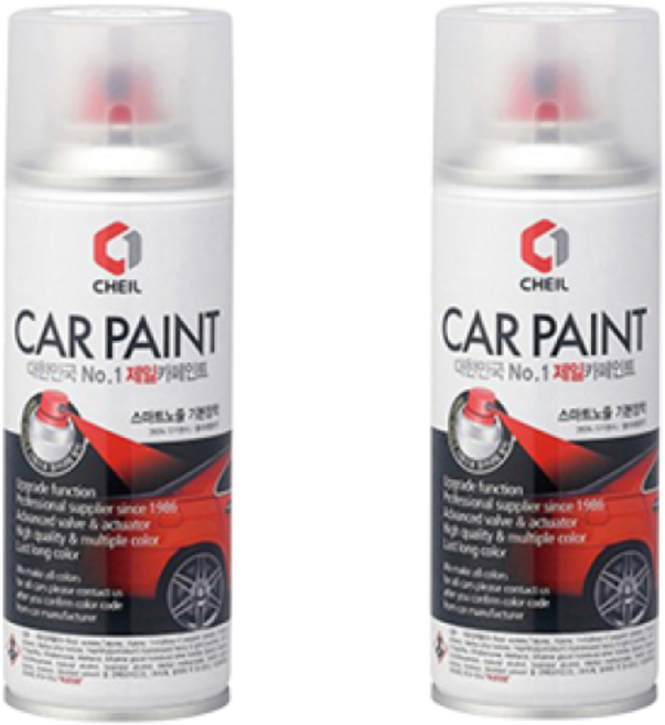 BMW 300 알파인화이트 스프레이 + 투명스프레이제일 카페인트 자동차 차량용 셀프도색, BMW 300 알파인화이트 스프레이+투명스프레이(제일), 1개