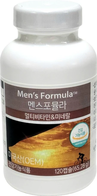 유니시티 멘스포뮬라 멀티비타민&미네랄, 120정, 1개 - 쿠팡