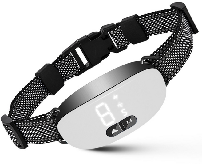 매드볼트 전기 진동 강아지 짖음방지 훈련 개짖음방지기, 1개, 화이트