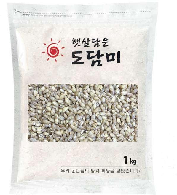 국산 겉보리쌀 1kg, 1개