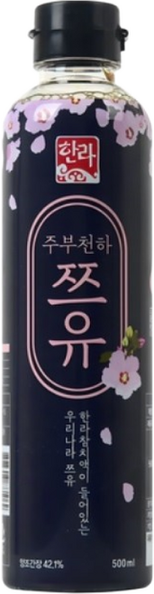 한라 주부천하 쯔유, 1L, 3개