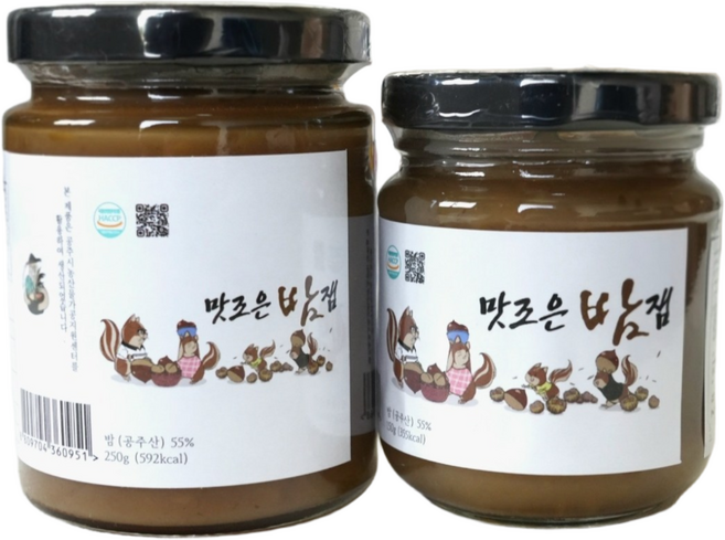 맛조은밤잼 밤스프레드 공주밤 밤라떼 밤크림 150g 250g [원산지:국산(충청남도 공주시)], 1개