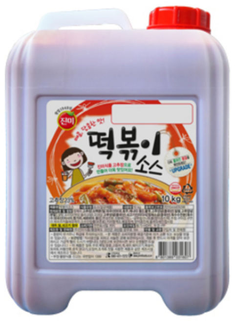 진미 떡볶이소스 10kg X2개입, 2개