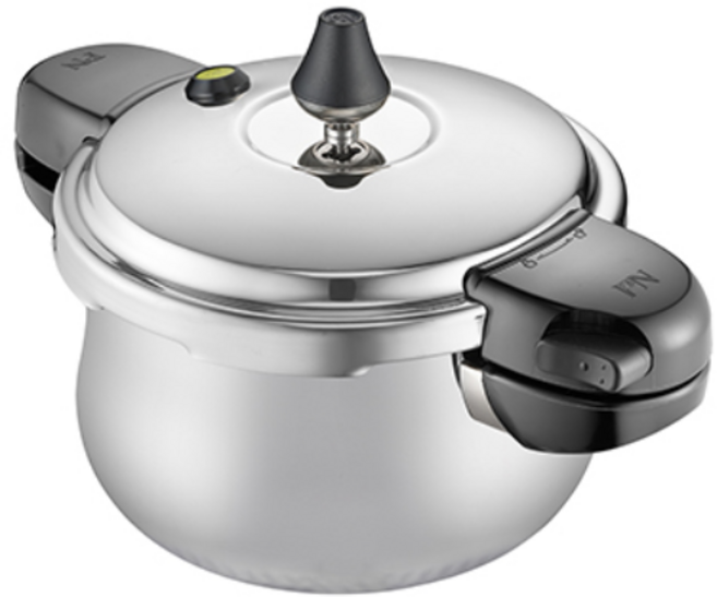 [풍년압력밥솥] 통5중 스테인레스 하이클래드 파이브IH 3.5L 6인용 압력솥 / 인덕션 겸용 바닥 딤플구조, 1개, 하이클래드 파이브IH 6인용 압력솥