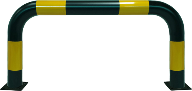 스틸 U형 볼라드(앙카식) 101파이, H600xL1200(스틸세트앙카포함), 1개