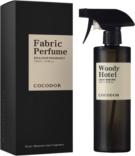 코코도르 패브릭 퍼퓸 섬유탈취제 우디호텔, 1개, 500ml