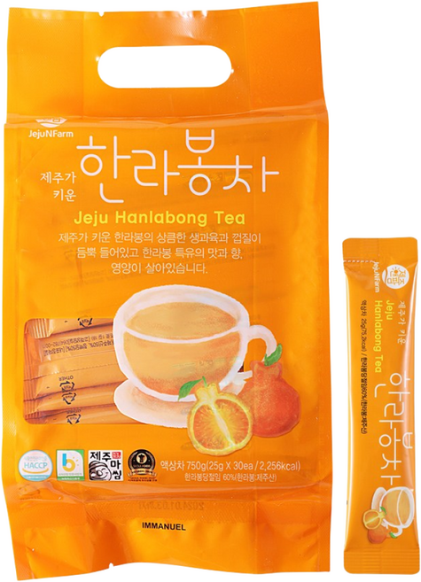 제주앤팜 제주가 키운 한라봉차, 25g, 30개입, 2개