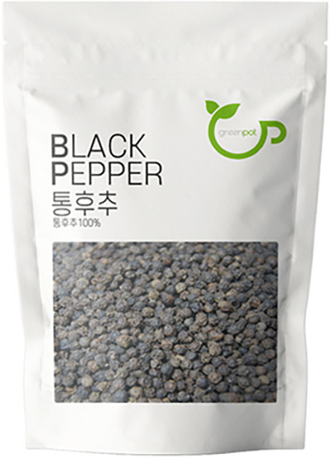 그린팟 통 흑후추 리필용, 1개, 200g