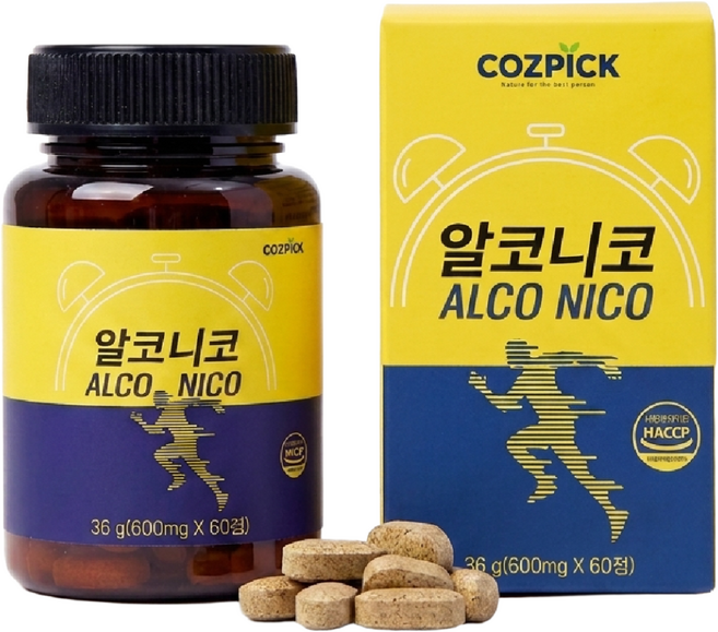 알코니코 AN-1000B[고함량 45%함유] 퀘르세틴, 1개, 60정