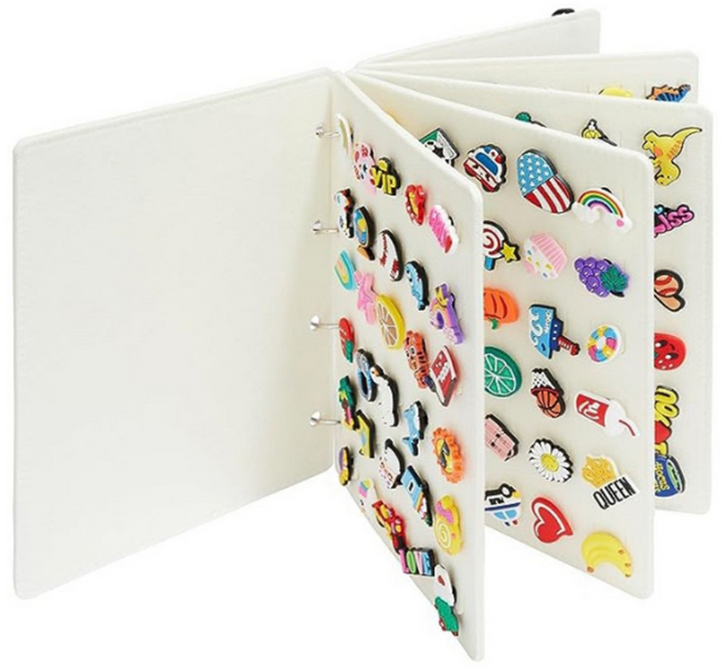 파츠 참 신발 악세사리 장식 뱃지 보관함