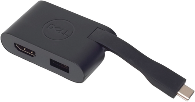 삼성 레노버 DELL 정품 USB-C to HDMI 휴대용 허브 HDMI어댑터, Dell da20, 1개