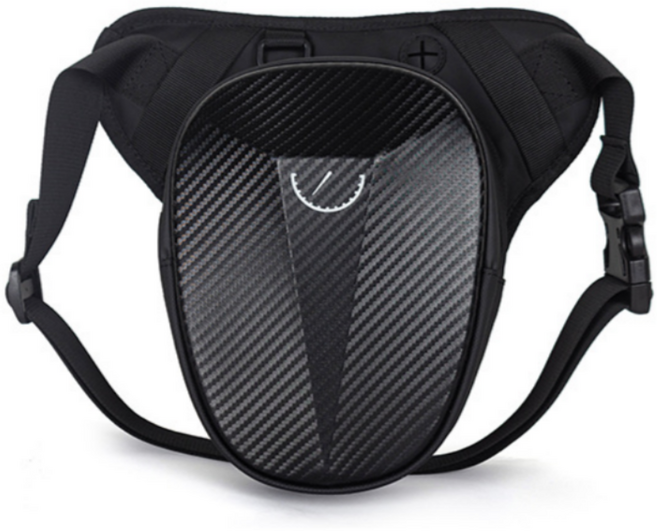 블루웨이브 오토바이 바이크 힙색 레그백 스포츠 방수가방 허리색, 블랙