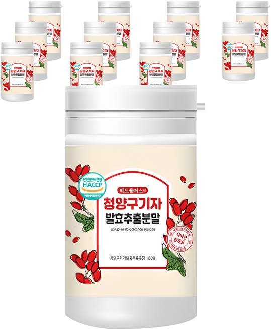레드플러스 청양 구기자 발효 추출 분말, 60g, 6개