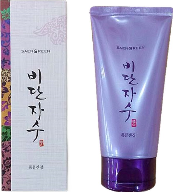 뷰티모아 촉촉한 피부 생그린 비단자수 폼클렌징, 150g, 1개