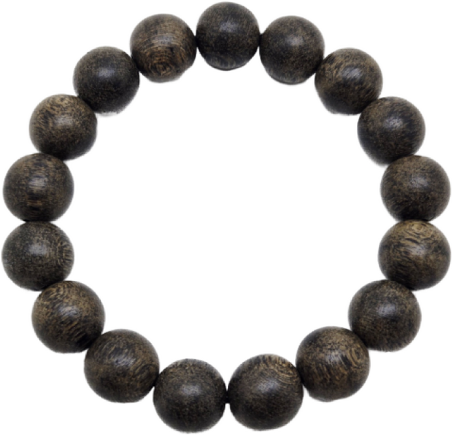 [범진침향원] 침향 팔찌 침향 합장주 12mm, 1개