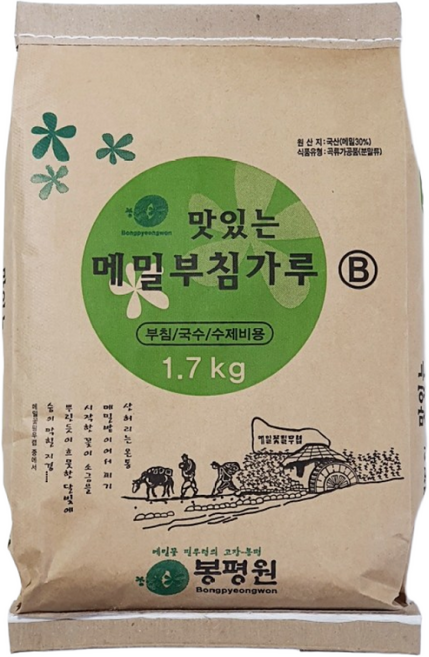 봉평원 맛있는 메밀부침가루, 1.7kg, 1개