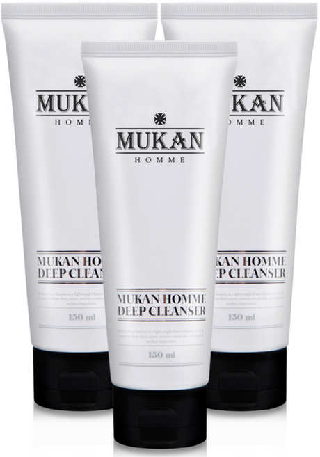 무칸 옴므 딥 클렌져, 150ml, 3개