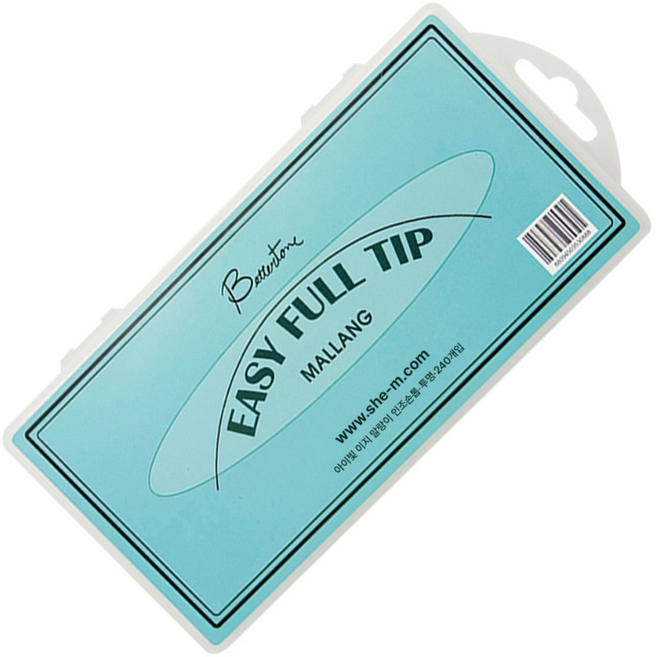 아이빛 이지 말랑이 네일 풀팁 240p, 투명, 1개