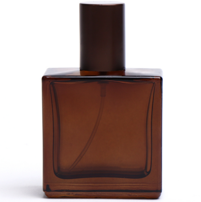 새로핸즈 클램프 타입 유리 향수공병 스퀘어 엠버 30ml, 단품, 1개