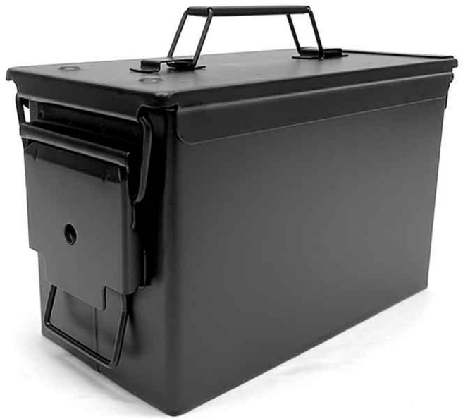 칼루스 밀리터리 탄피통 블랙 에디션, 1개, 1단, 중형 M