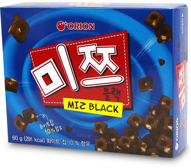 오리온 미쯔블랙 60g, 1개