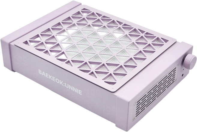 백억언니 드로윈 네일 흡진기 프리미엄 고출력 흡입기, 1개, 퍼플+사은품3종