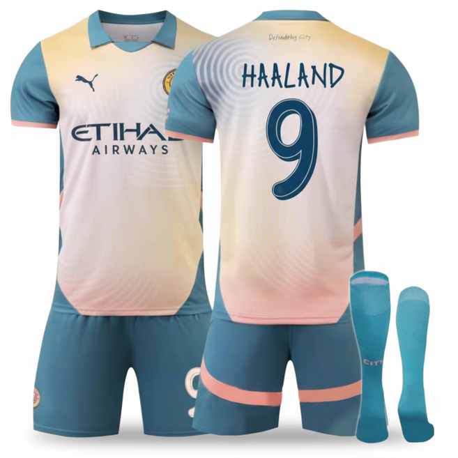 <한정판> 4TH 맨시티 축구 레플리카 호환상품 기성유니폼 넘버컴퍼니 단체축구복 반티