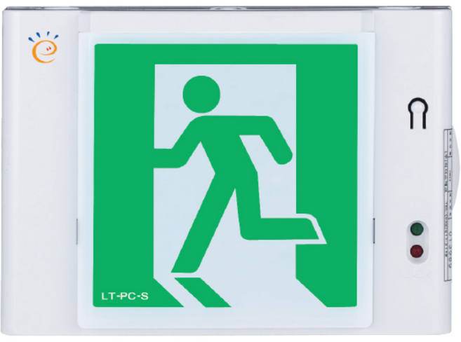 한국소방자재 피난구 유도등 벽부형 소 중 대형 리더스테크, 혼합색상, 1개