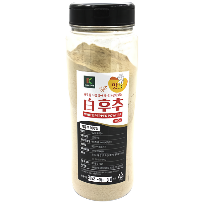 맛고미 백후추 400g, 1개