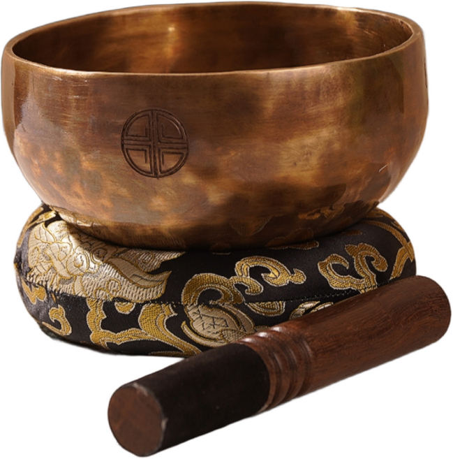 [예찬] 7차크라 네팔 프리미엄 풀문 싱잉볼 세트, 1세트, 아사나(S)