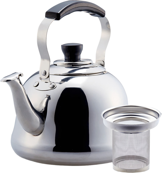 코카코 ih 차망 실버주전자 1.5L 2L 차주전자 인덕션 멜로디, 실버