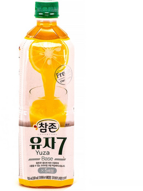 참존 유자7 835ml 유자 주스 음료 베이스, 1개