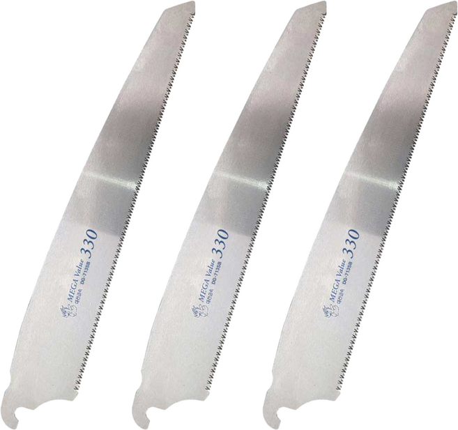 대건금속 국산 목수용 외날톱날 교체용 330mm 3EA 나무 톱 도스키톱, 3개