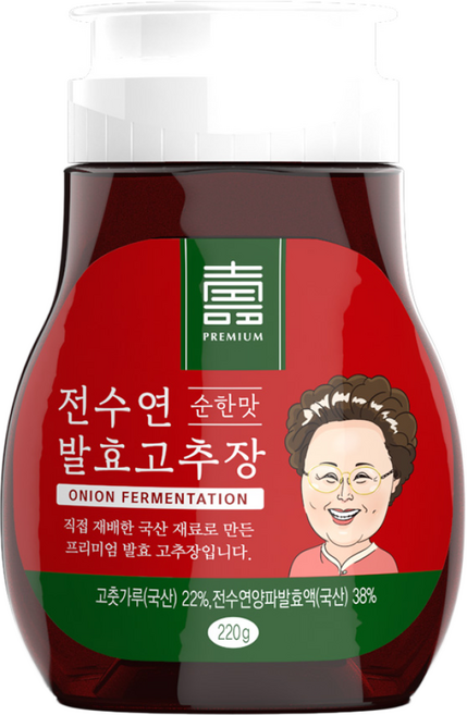 전수연 양파발효 고추장 220 튜브형 순한맛, 1개, 220g