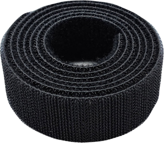 국산 잘라쓰는 전선정리 양면벨크로 일반형 검정색 폭 2.5cm x 1미터, 1개