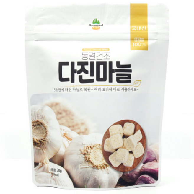 산마을 다진마늘 블럭, 1개, 30g